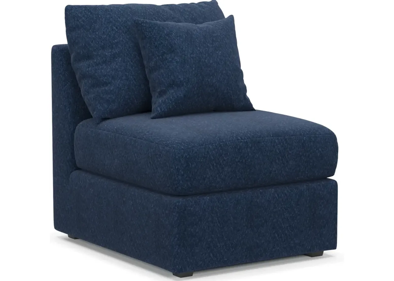 Nest Foam Comfort Armless Chair - Oslo Navy