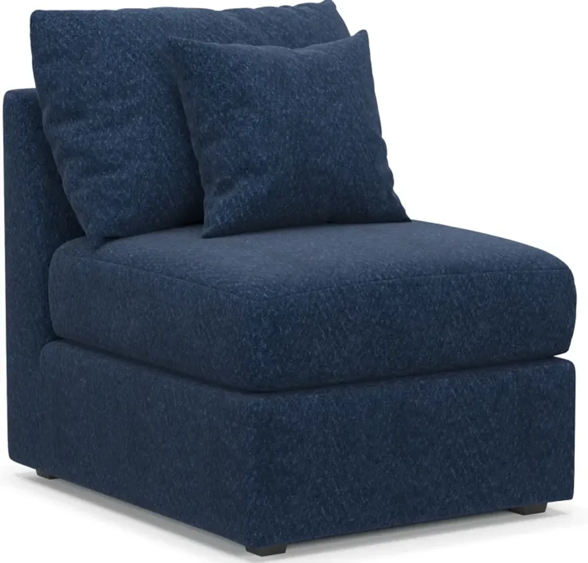 Nest Foam Comfort Armless Chair - Oslo Navy