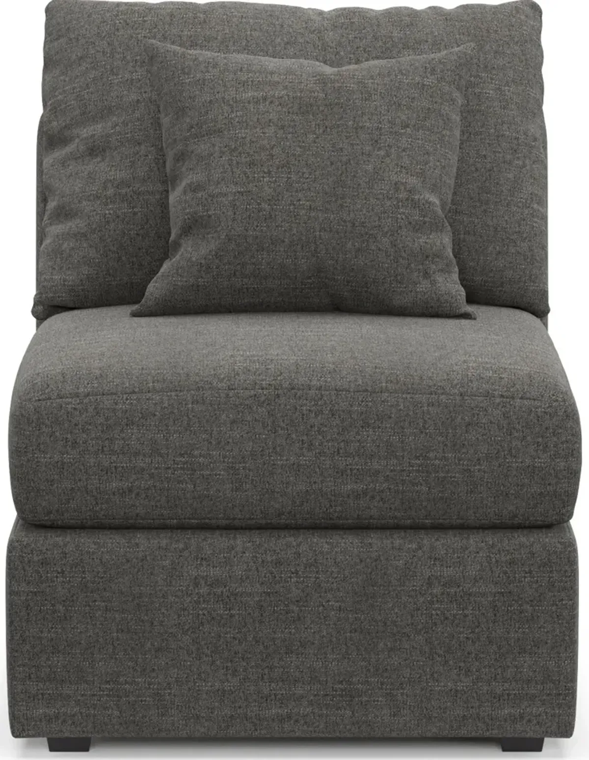 Nest Foam Comfort Armless Chair - Curious Charcoal