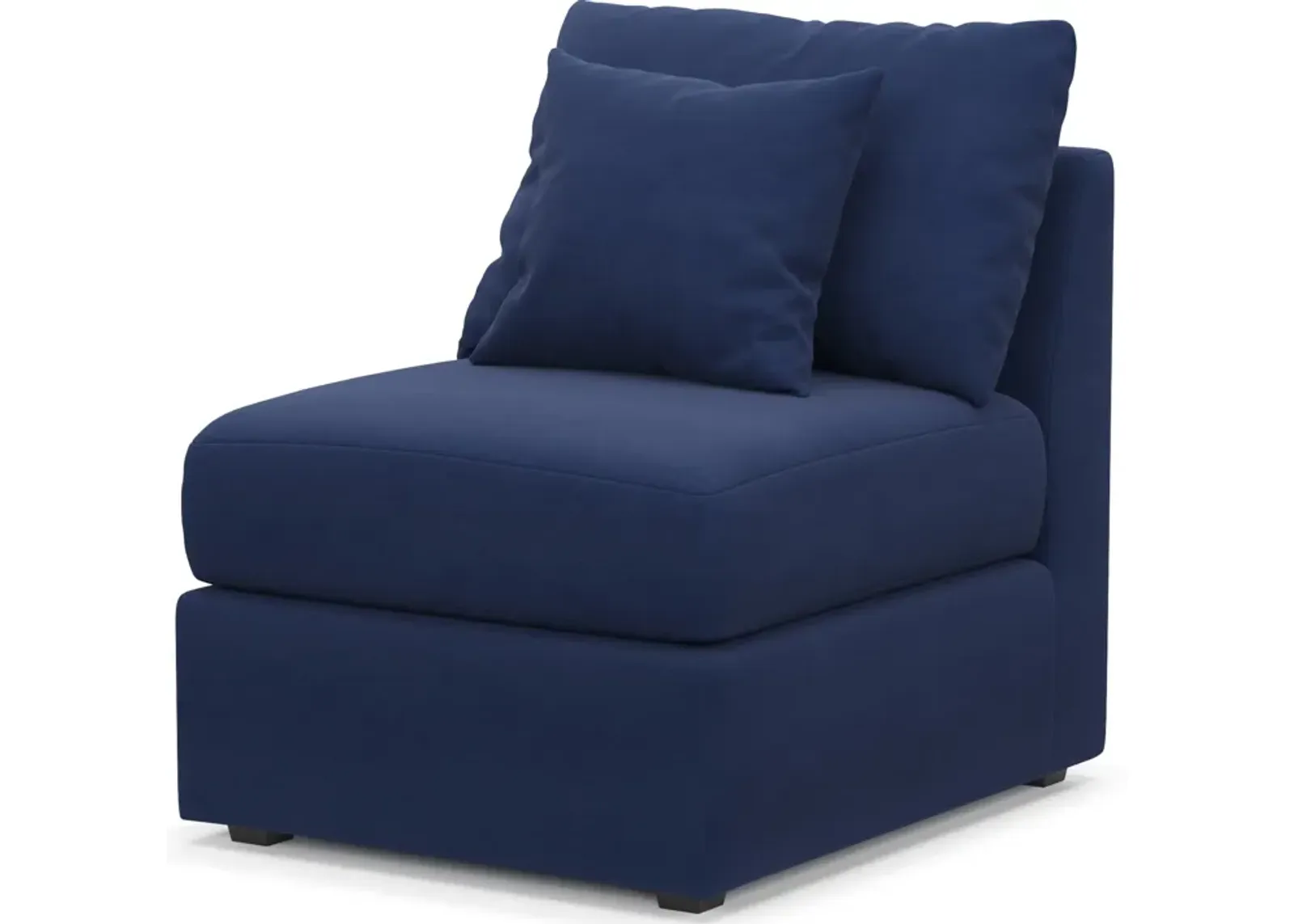 Nest Foam Comfort Armless Chair - Abington Indigo