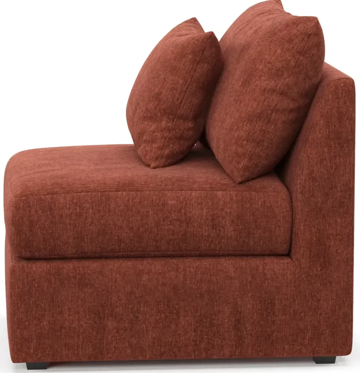 Nest Foam Comfort Armless Chair - Contessa Paprika