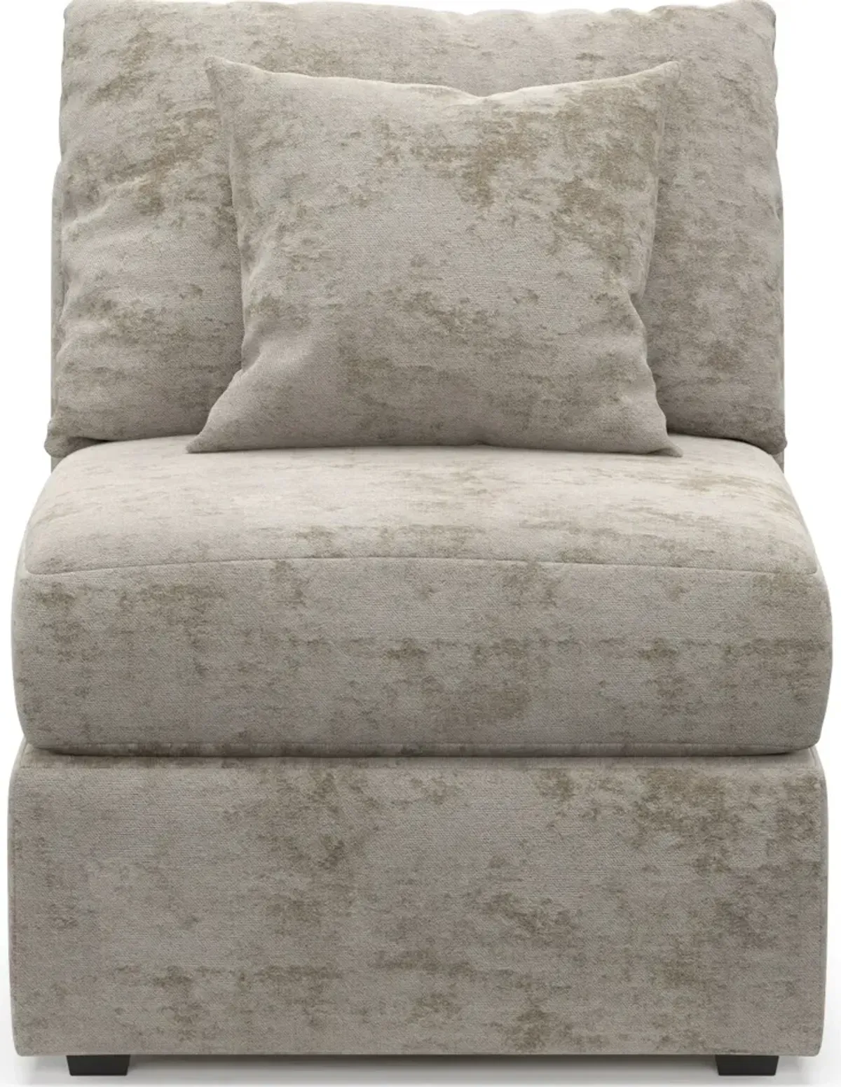 Nest Foam Comfort Armless Chair - Hearth Cement