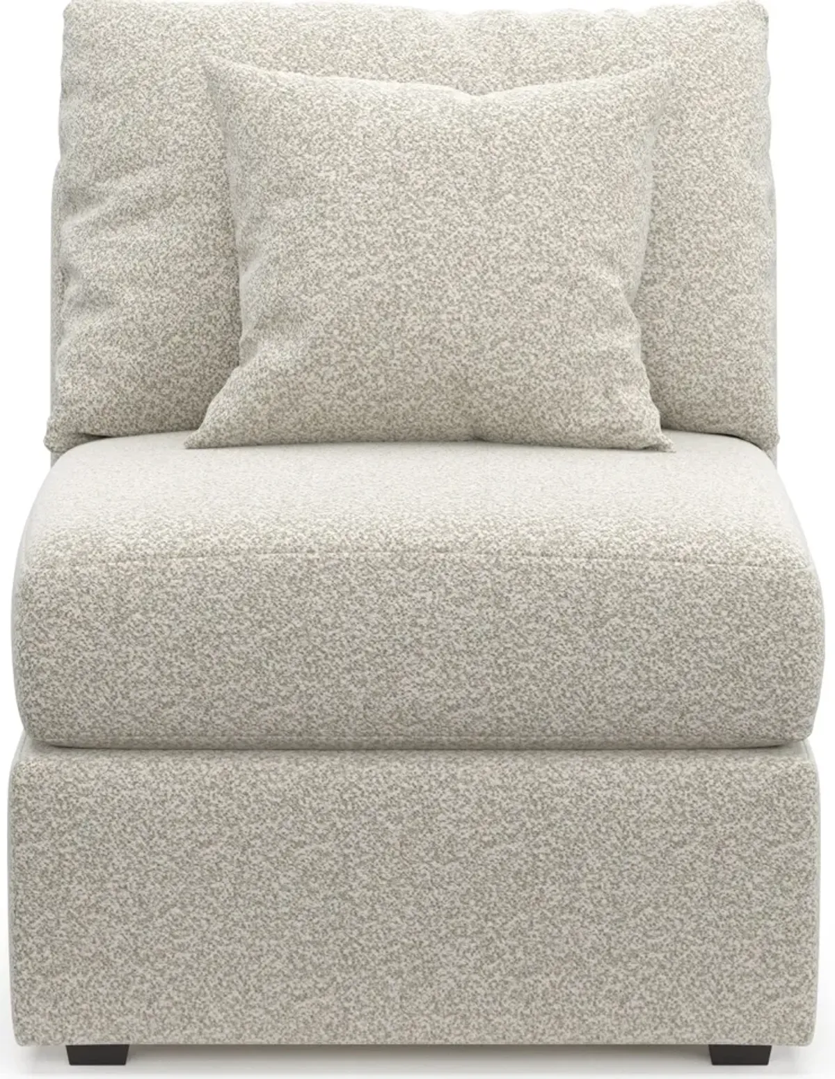 Nest Foam Comfort Armless Chair - Muse Stone