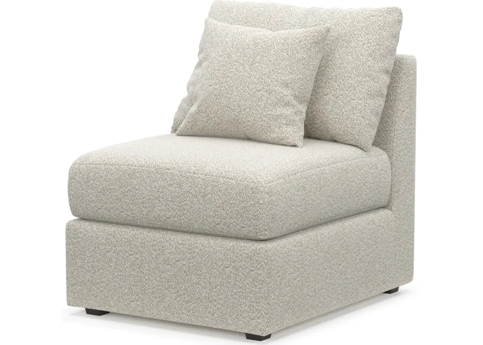 Nest Foam Comfort Armless Chair - Muse Stone