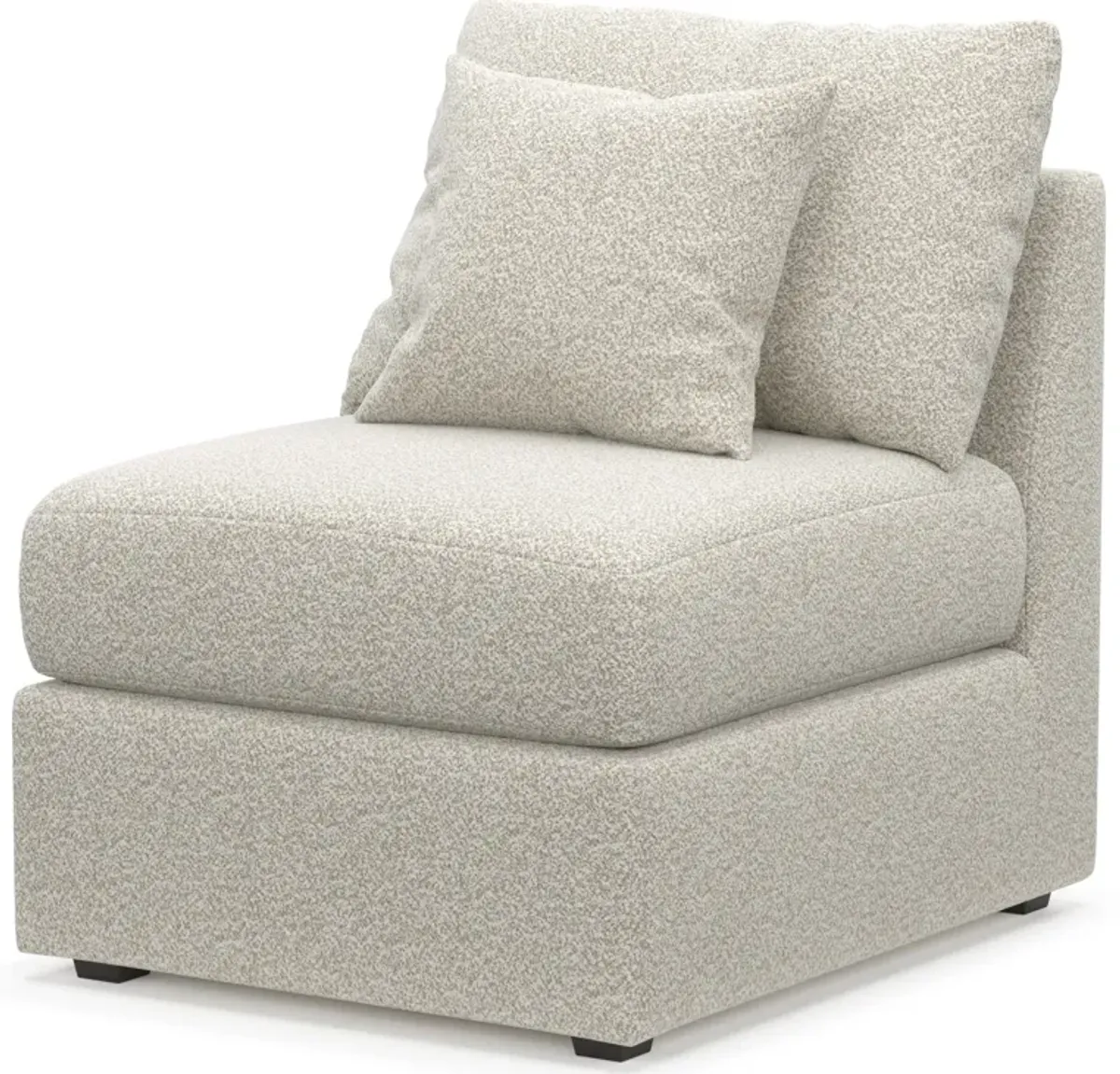 Nest Foam Comfort Armless Chair - Muse Stone