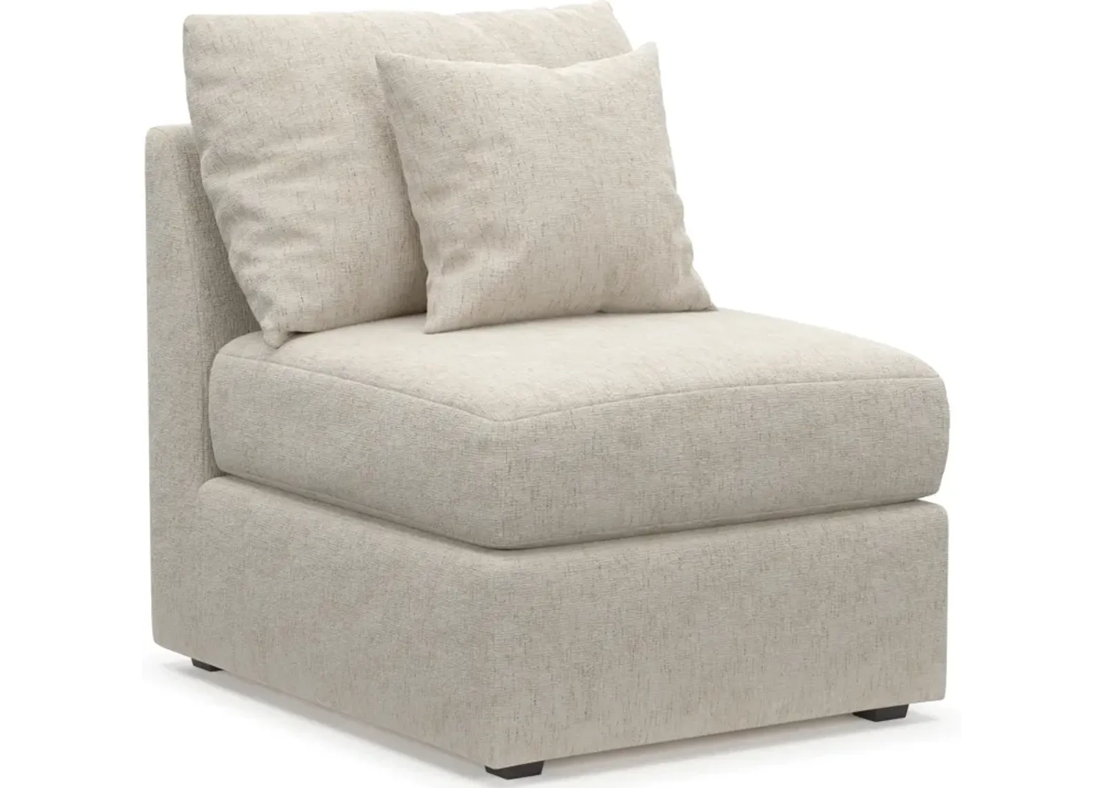 Nest Foam Comfort Armless Chair - M Ivory