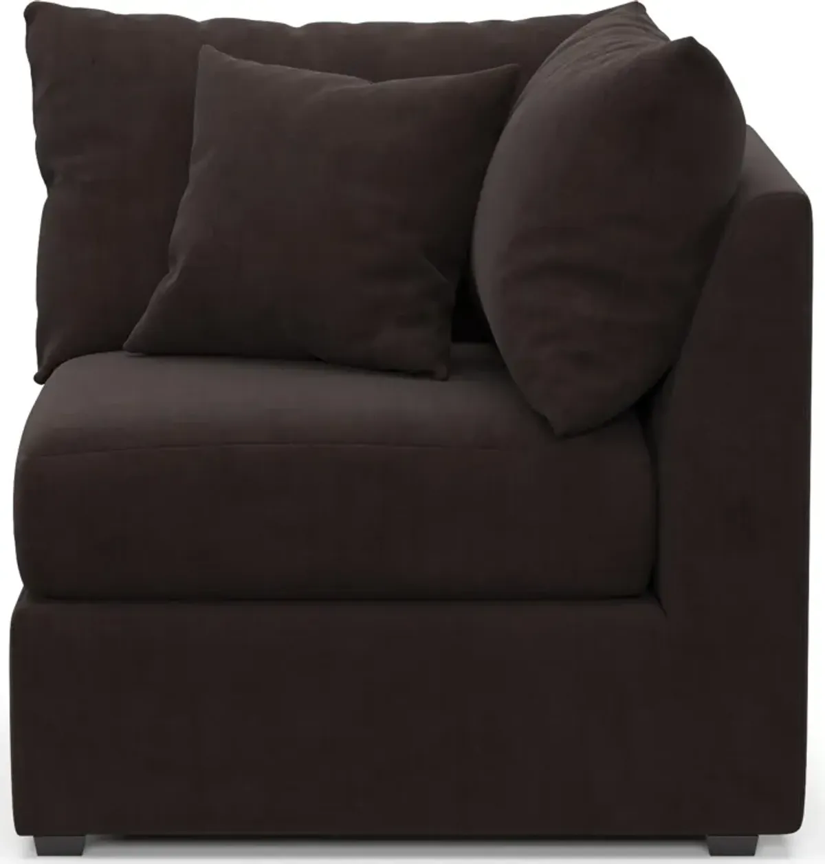 Nest Foam Comfort Corner Chair - Merrimac Dark Brown