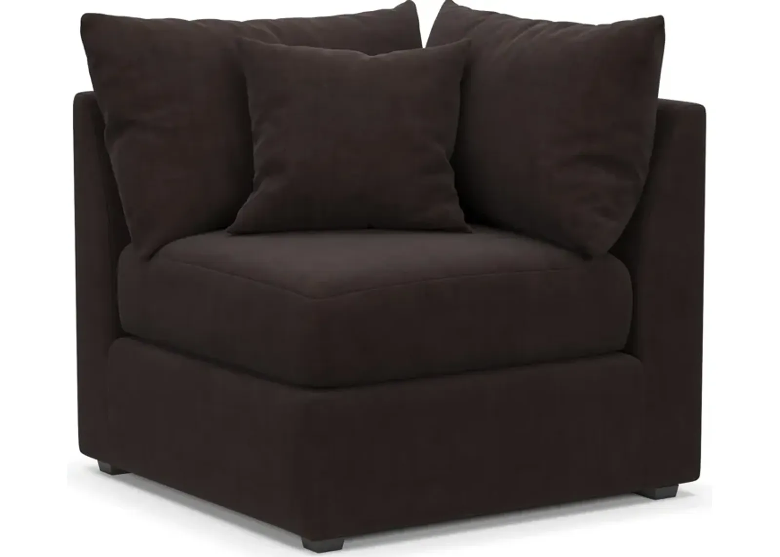 Nest Foam Comfort Corner Chair - Merrimac Dark Brown