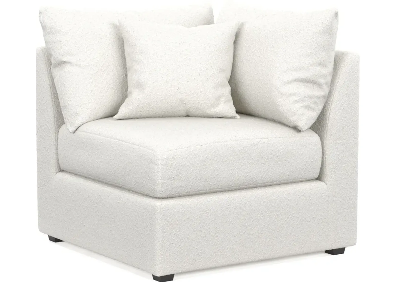 Nest Foam Comfort Corner Chair - Bloke Snow