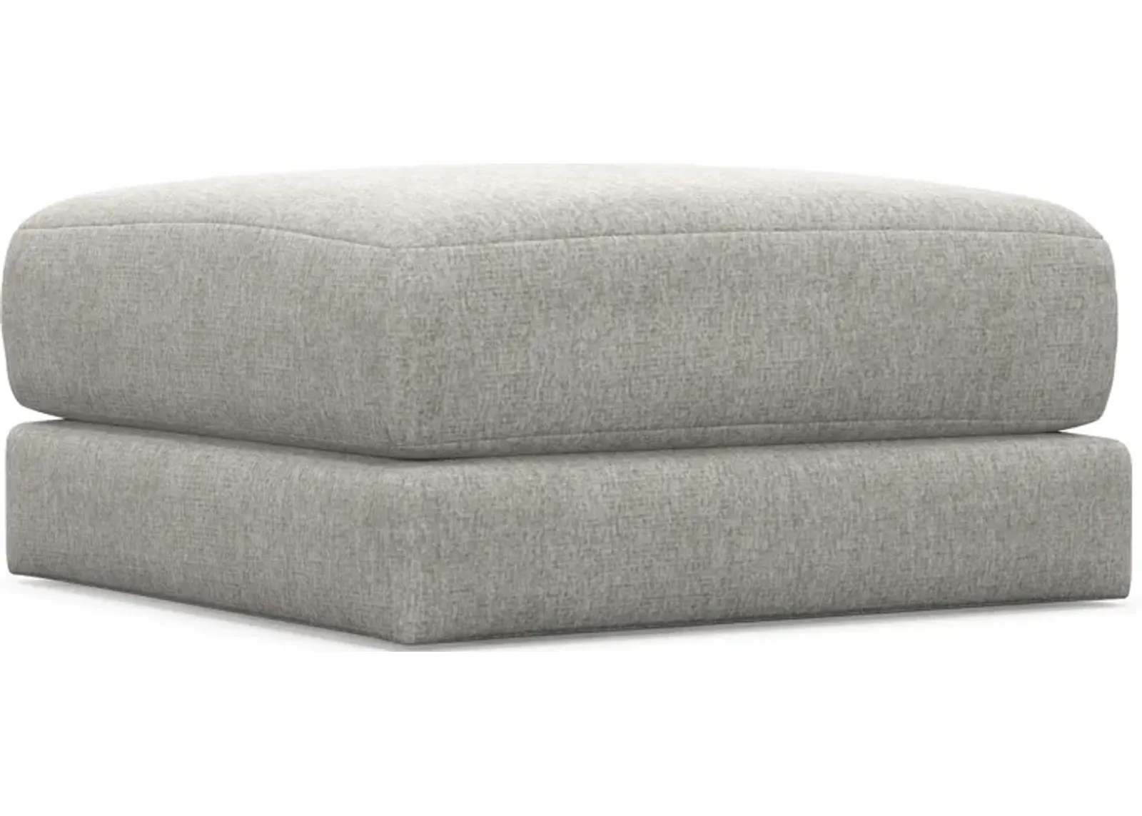 Nest Foam Comfort Short Ottoman - Burmese Granite