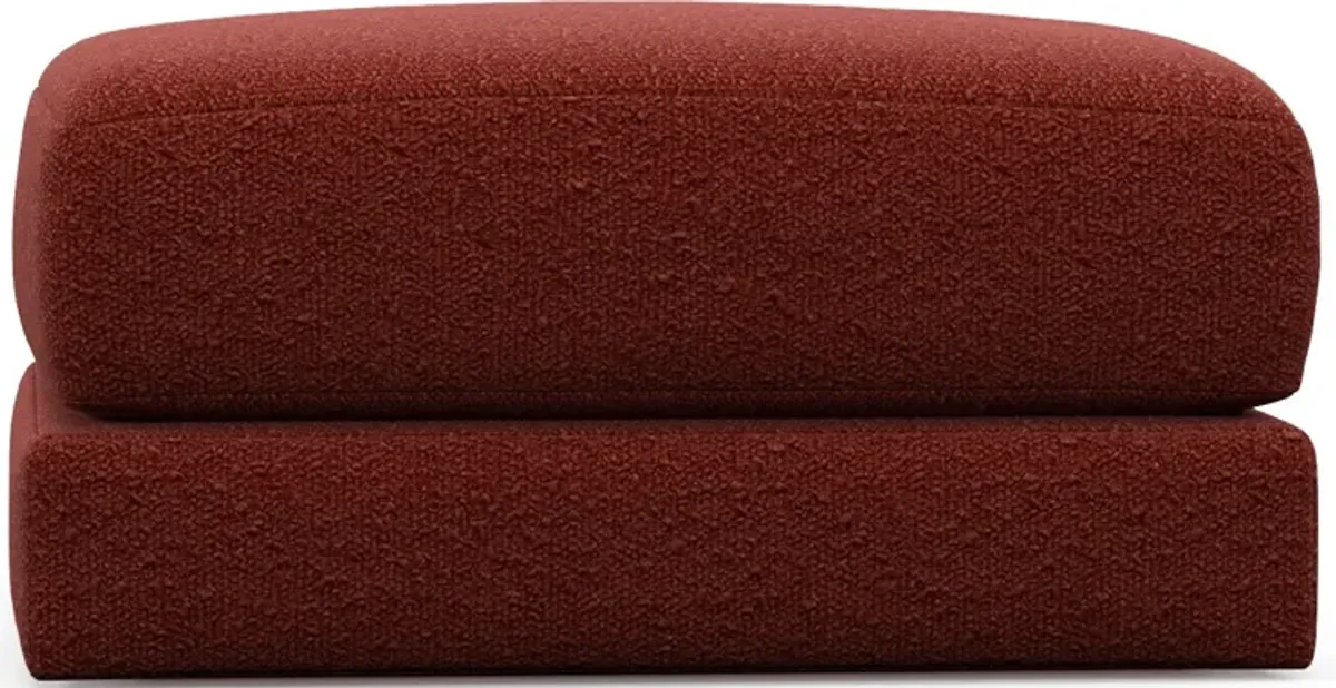 Nest Foam Comfort Short Ottoman - Bloke Brick