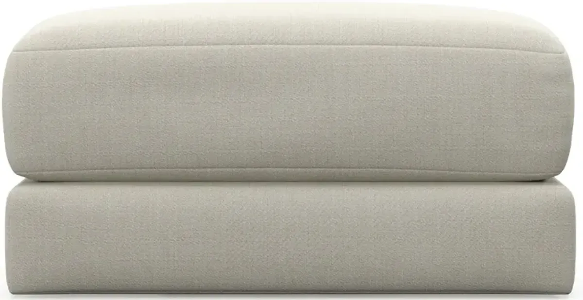 Nest Foam Comfort Short Ottoman - Anders Ivory