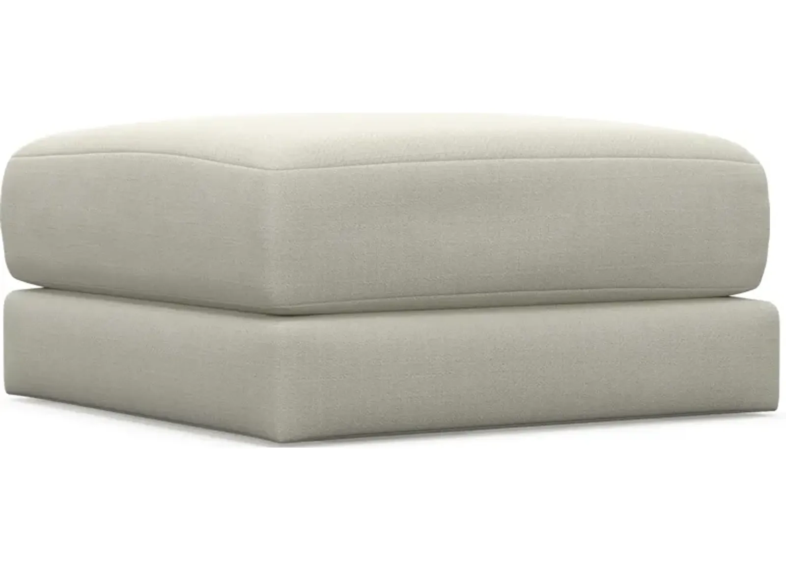 Nest Foam Comfort Short Ottoman - Anders Ivory