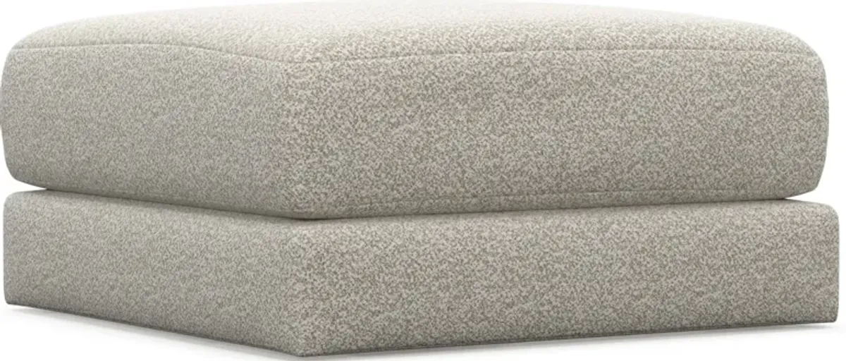 Nest Foam Comfort Short Ottoman - Muse Stone