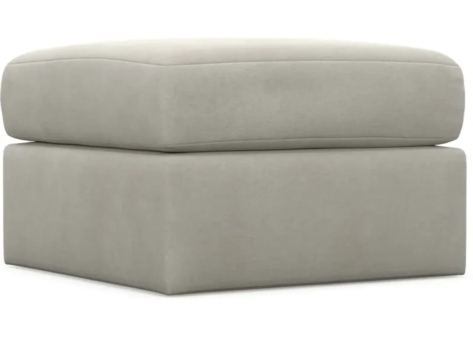 Nest Foam Comfort Tall Ottoman - Laurent Beach