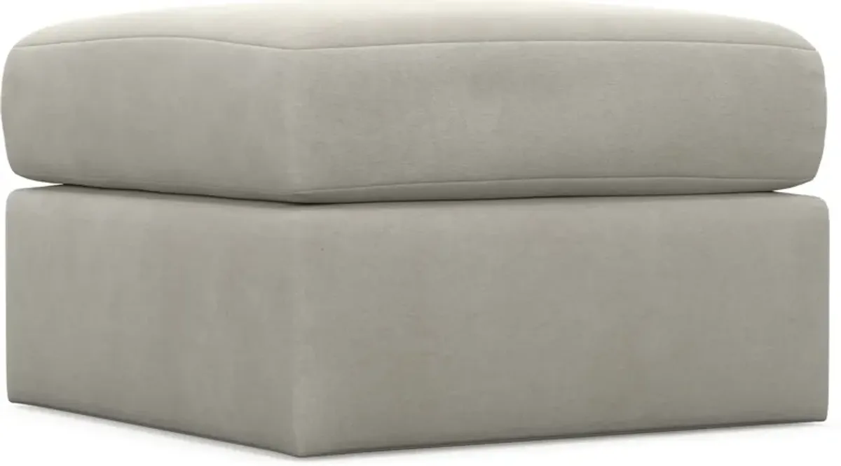 Nest Foam Comfort Tall Ottoman - Laurent Beach