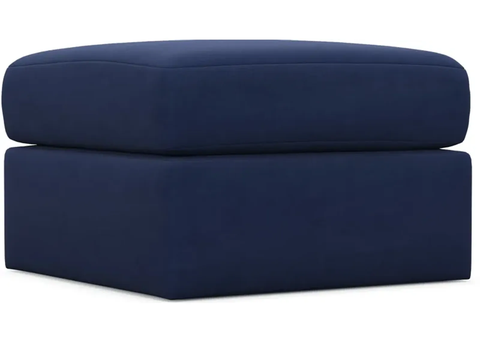 Nest Foam Comfort Tall Ottoman - Abington Indigo