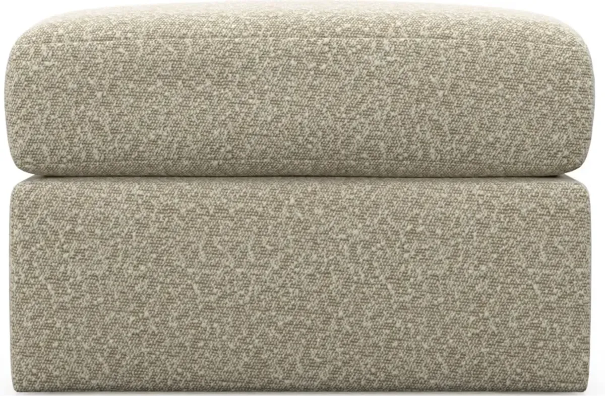 Nest Foam Comfort Tall Ottoman - Bloke Cotton