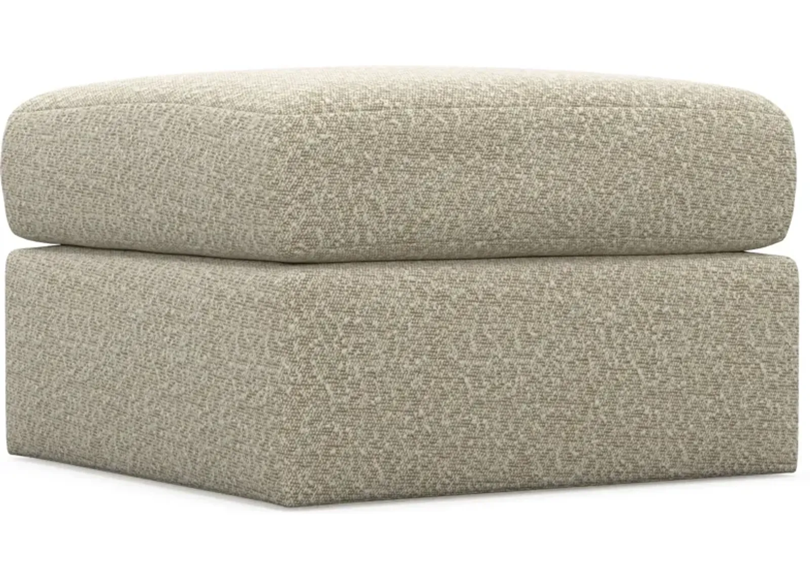 Nest Foam Comfort Tall Ottoman - Bloke Cotton