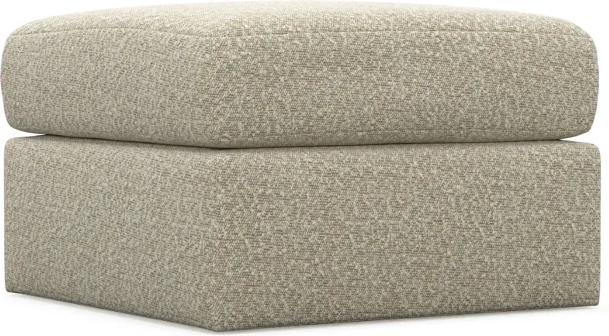 Nest Foam Comfort Tall Ottoman - Bloke Cotton