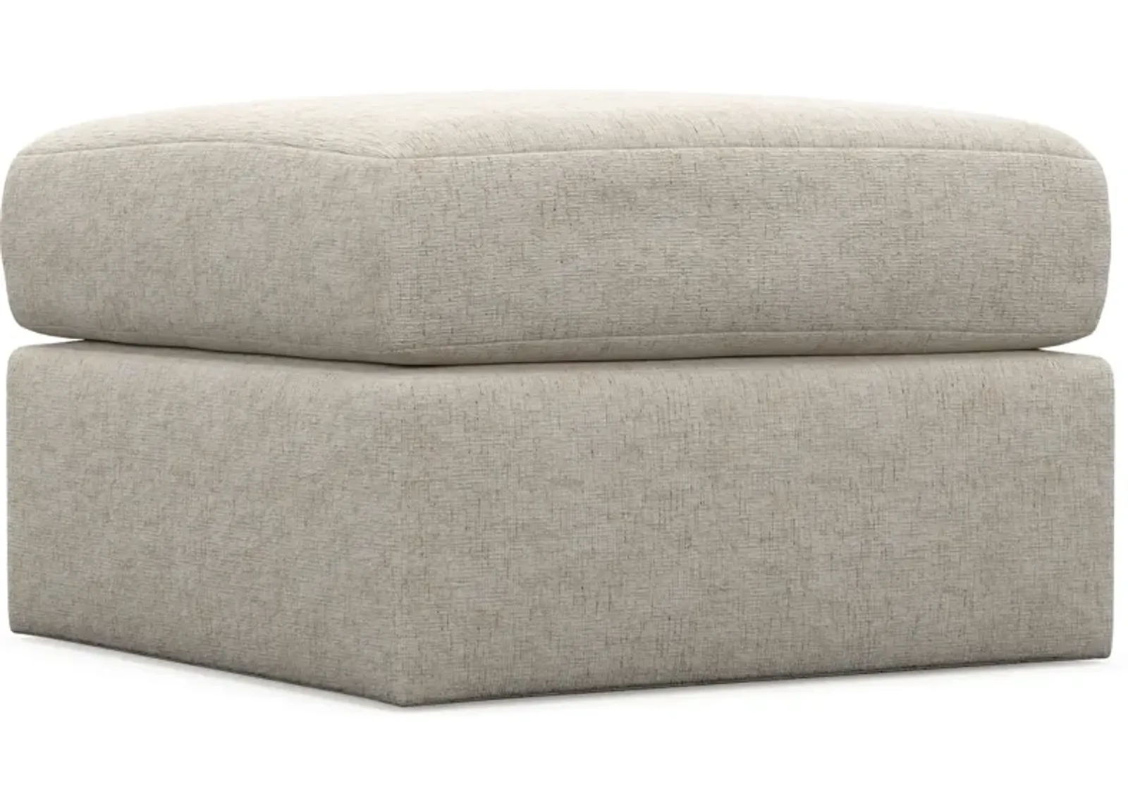 Nest Foam Comfort Tall Ottoman - M Ivory