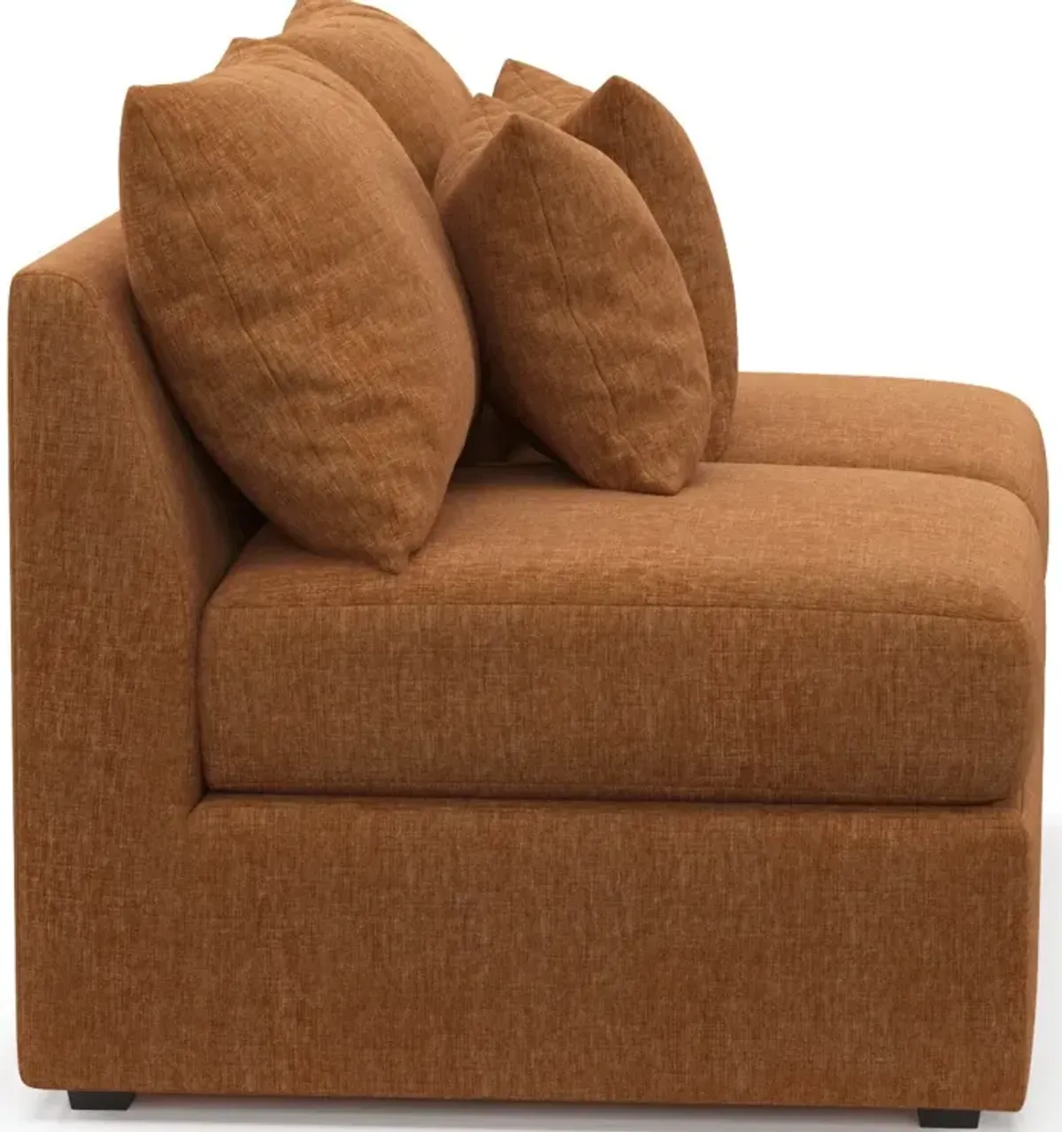 Nest Foam Comfort Armless Loveseat - Contessa Ginger