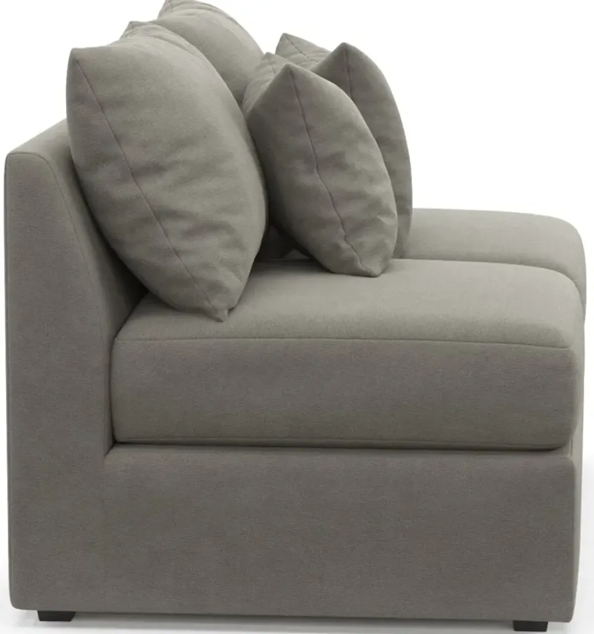 Nest Foam Comfort Armless Loveseat - Abington Fog