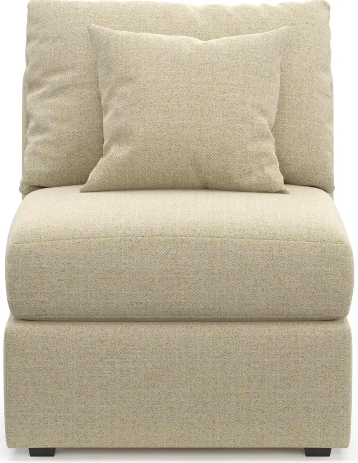 Nest Foam Comfort Eco Performance Armless Chair - Broderick Sand