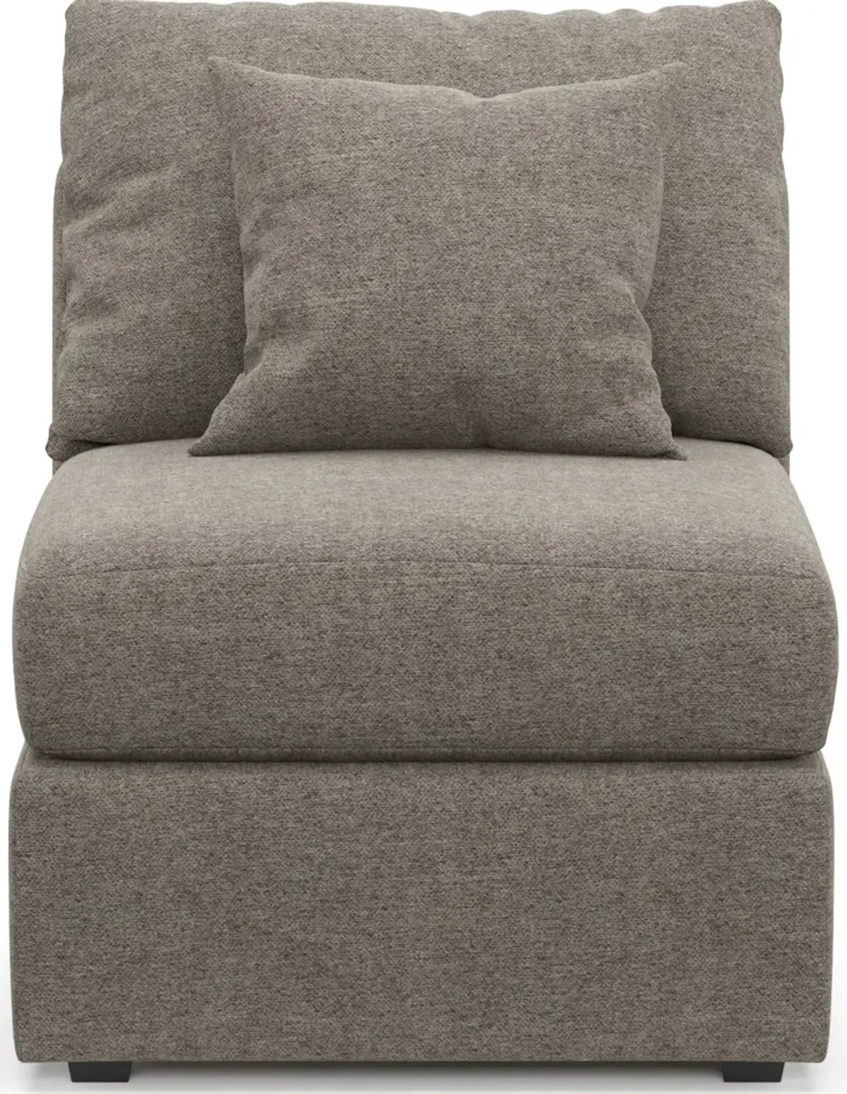 Nest Foam Comfort Eco Performance Armless Chair - Bridger Metal