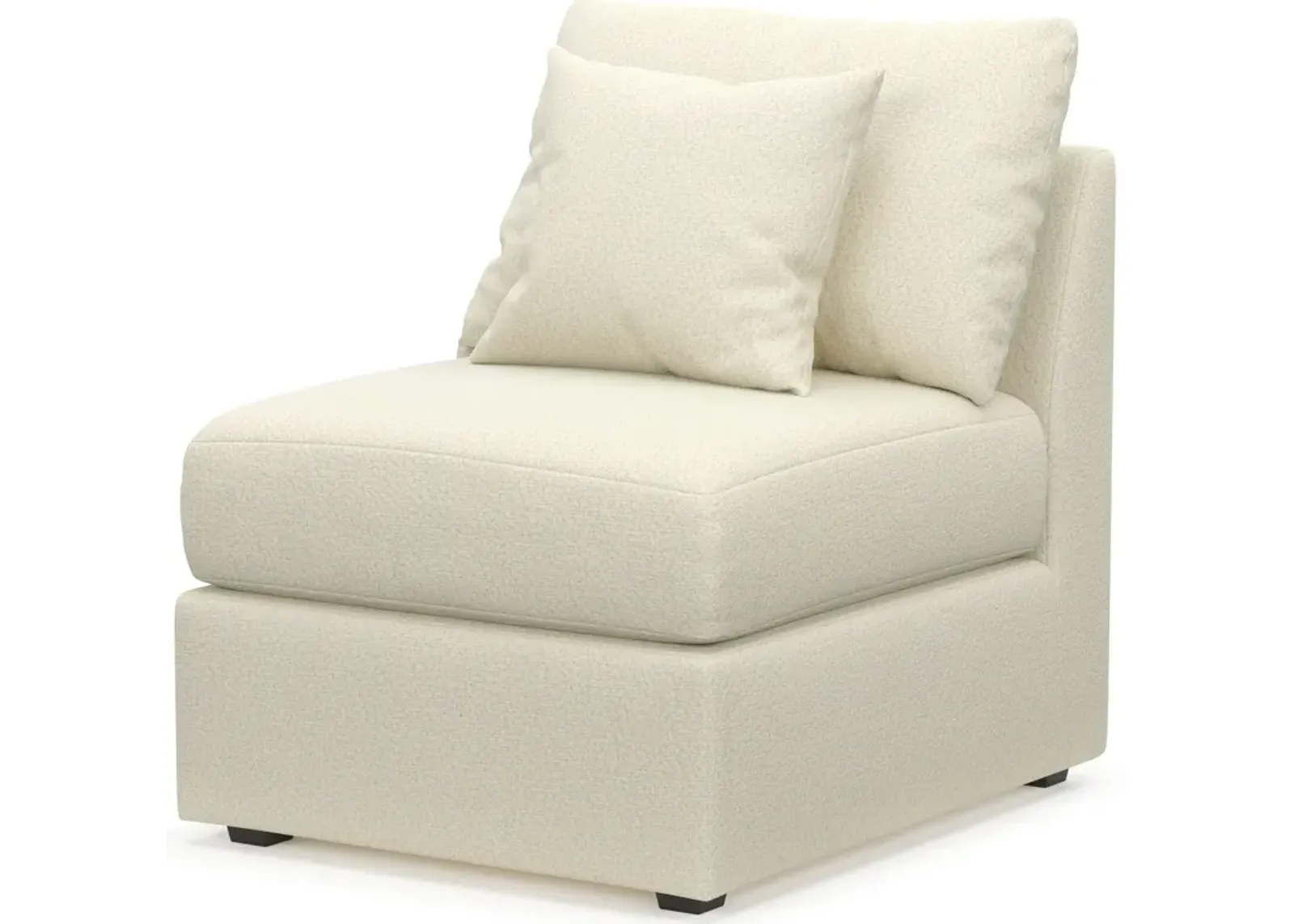 Nest Foam Comfort Eco Performance Armless Chair - Fincher Ivory