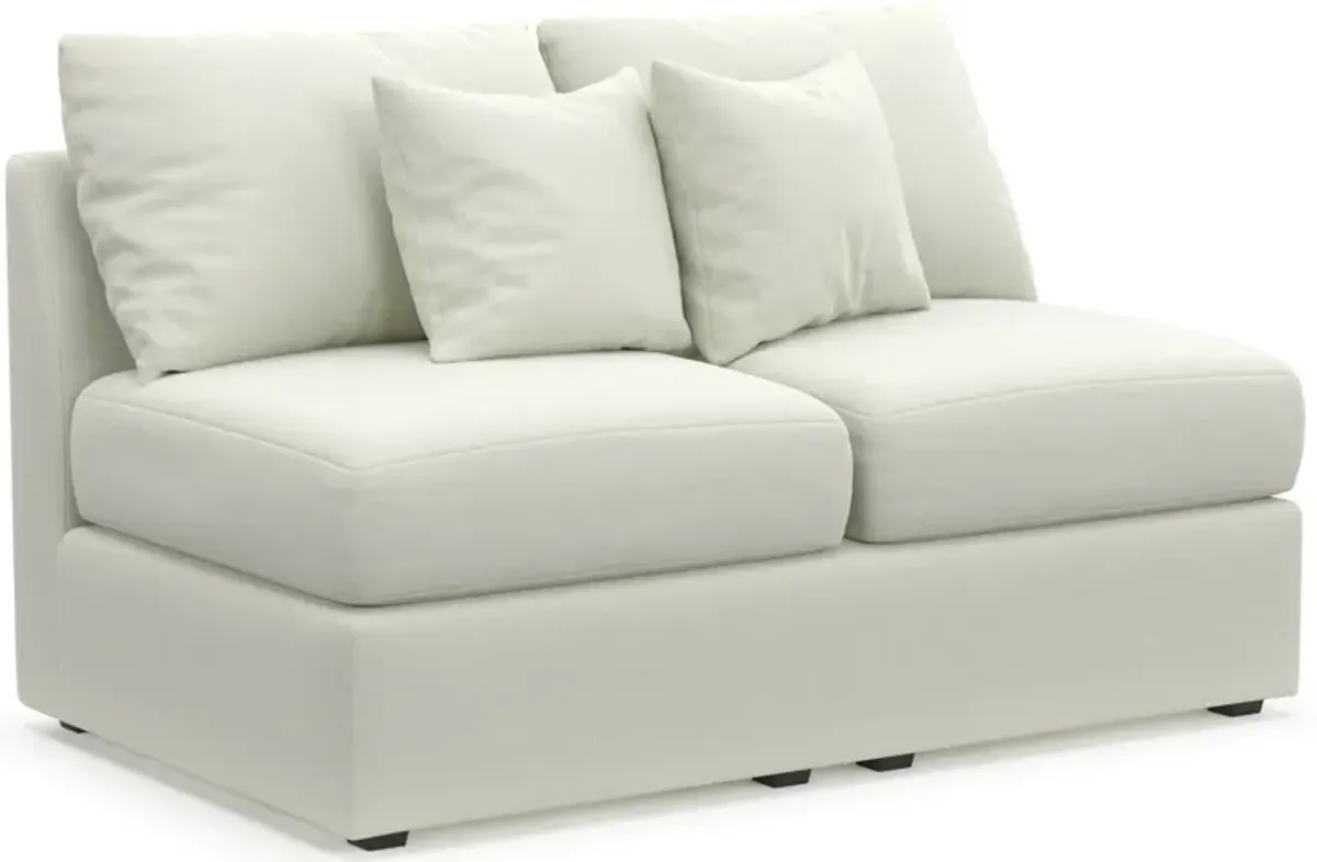 Nest Foam Comfort Eco Performance Armless Loveseat - Liv Arctic