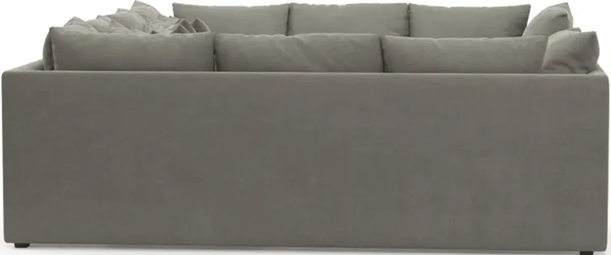 Nest Foam Comfort 7-Piece Pit Sectional - Abington Fog