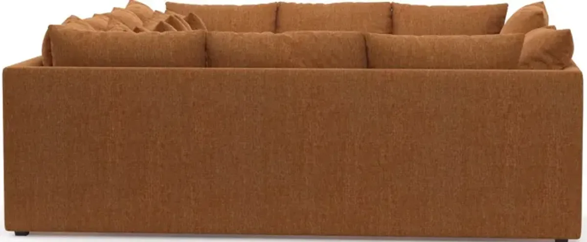 Nest Foam Comfort 3-Piece Pit Sectional - Contessa Ginger