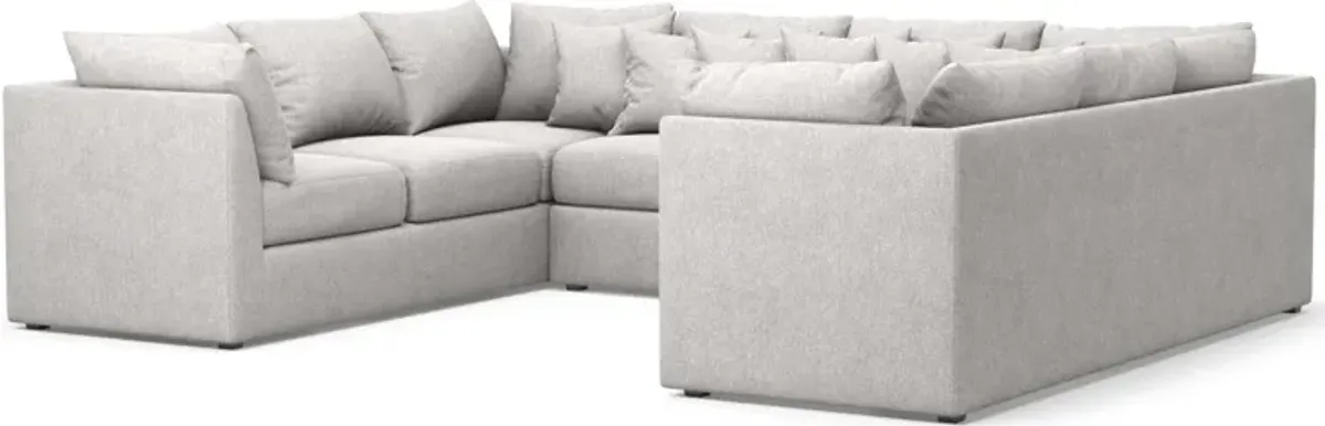 Nest Foam Comfort 3-Piece Pit Sectional - Burmese Granite