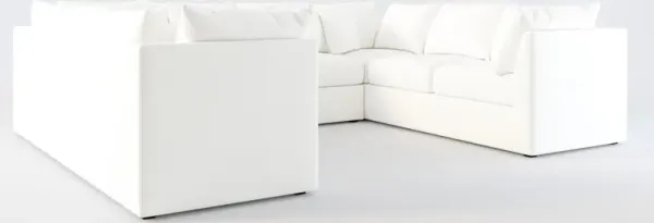 Nest Foam Comfort 3-Piece Pit Sectional - Contessa Vanilla