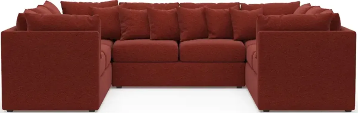 Nest Foam Comfort 3-Piece Pit Sectional - Bloke Brick