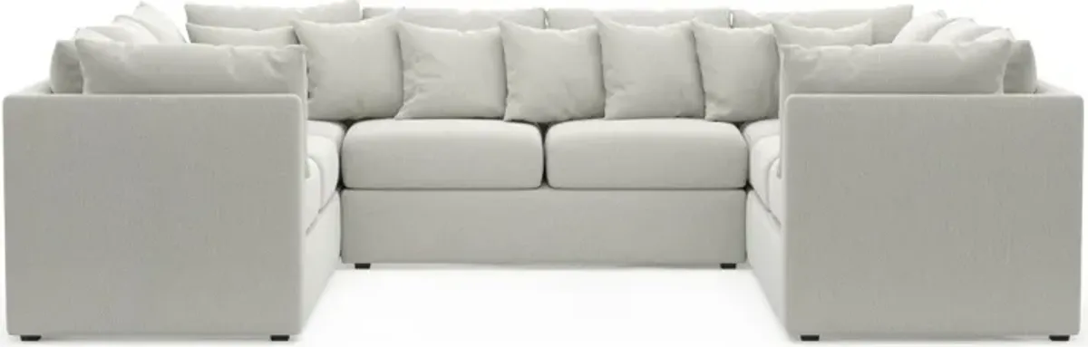 Nest Foam Comfort 3-Piece Pit Sectional - Oslo Snow