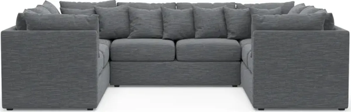 Nest Foam Comfort 3-Piece Pit Sectional - Dudley Indigo