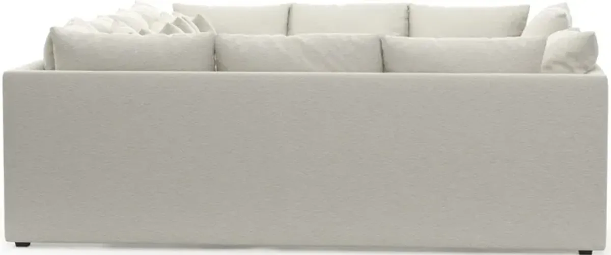 Nest Foam Comfort 3-Piece Pit Sectional - Living Large White