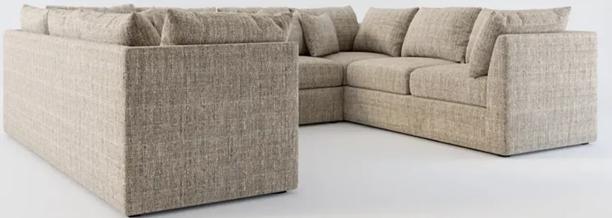 Nest Foam Comfort 3-Piece Pit Sectional - Mason Flint