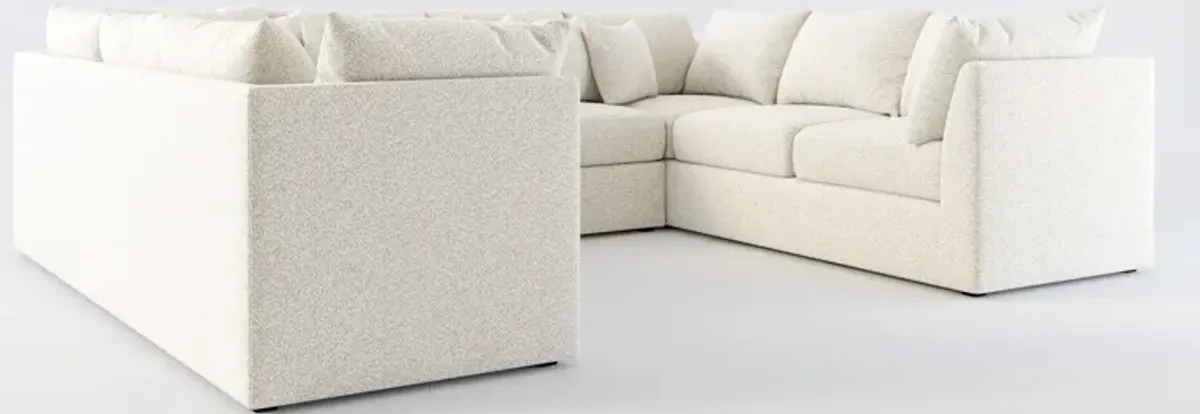 Nest Foam Comfort 3-Piece Pit Sectional - Muse Stone