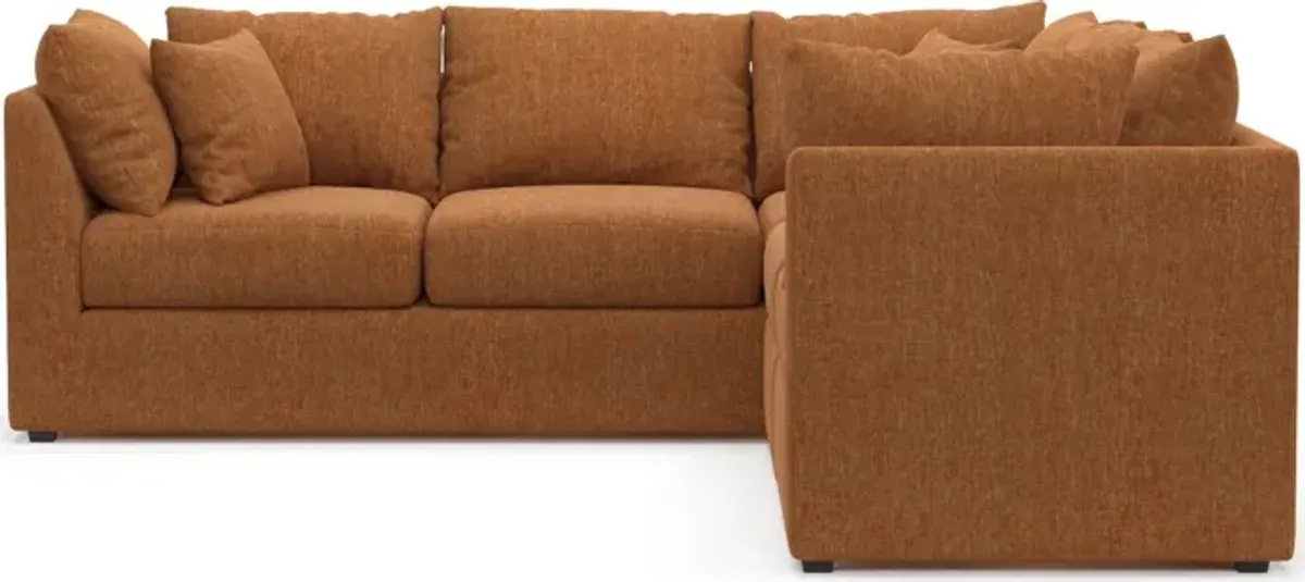 Nest Foam Comfort 3-Piece Small Sectional - Contessa Ginger