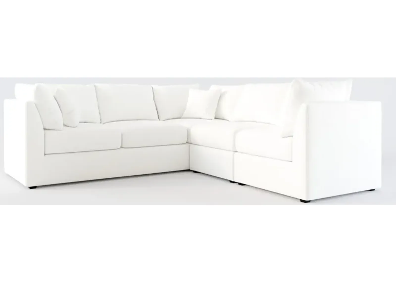 Nest Foam Comfort 3-Piece Small Sectional - Contessa Vanilla