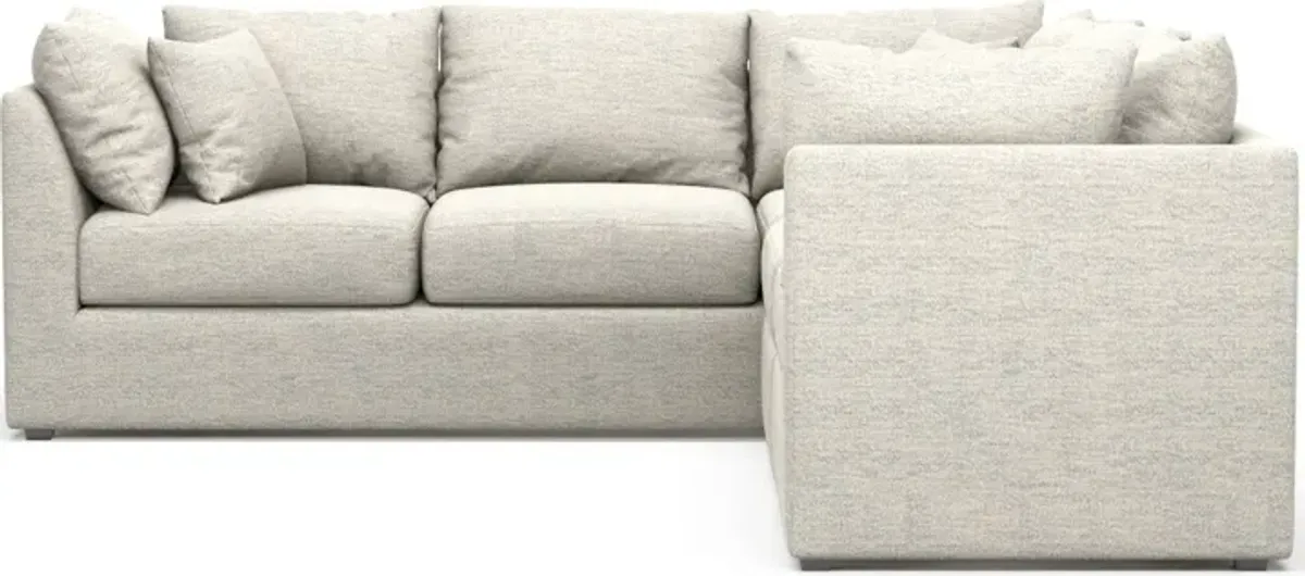 Nest 3-Piece Foam Comfort Small Sectional - Merino Chalk