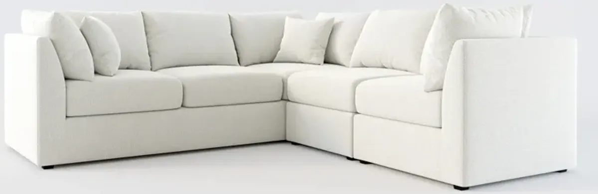 Nest Foam Comfort 3-Piece Small Sectional - Oslo Snow