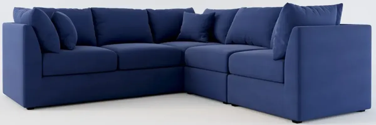 Nest Foam Comfort 3-Piece Small Sectional - Abington Indigo