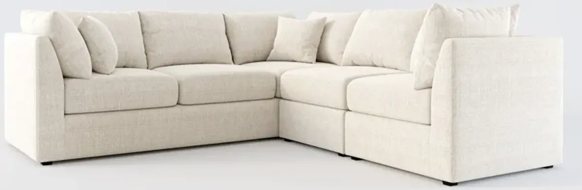 Nest Foam Comfort 3-Piece Small Sectional - Mason Porcelain