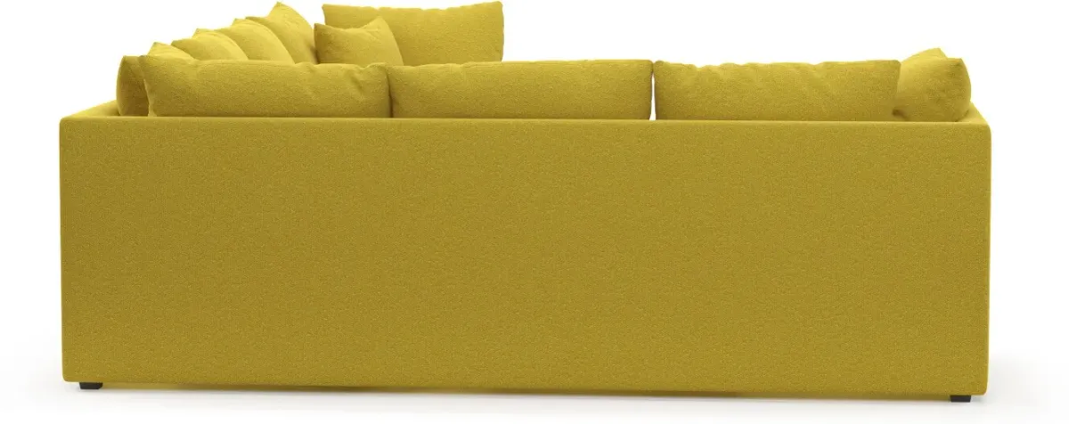 Nest Foam Comfort 3-Piece Large Sectional - Bloke Goldenrod