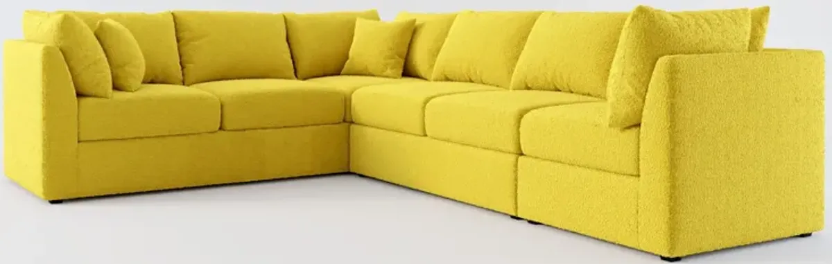 Nest Foam Comfort 3-Piece Large Sectional - Bloke Goldenrod