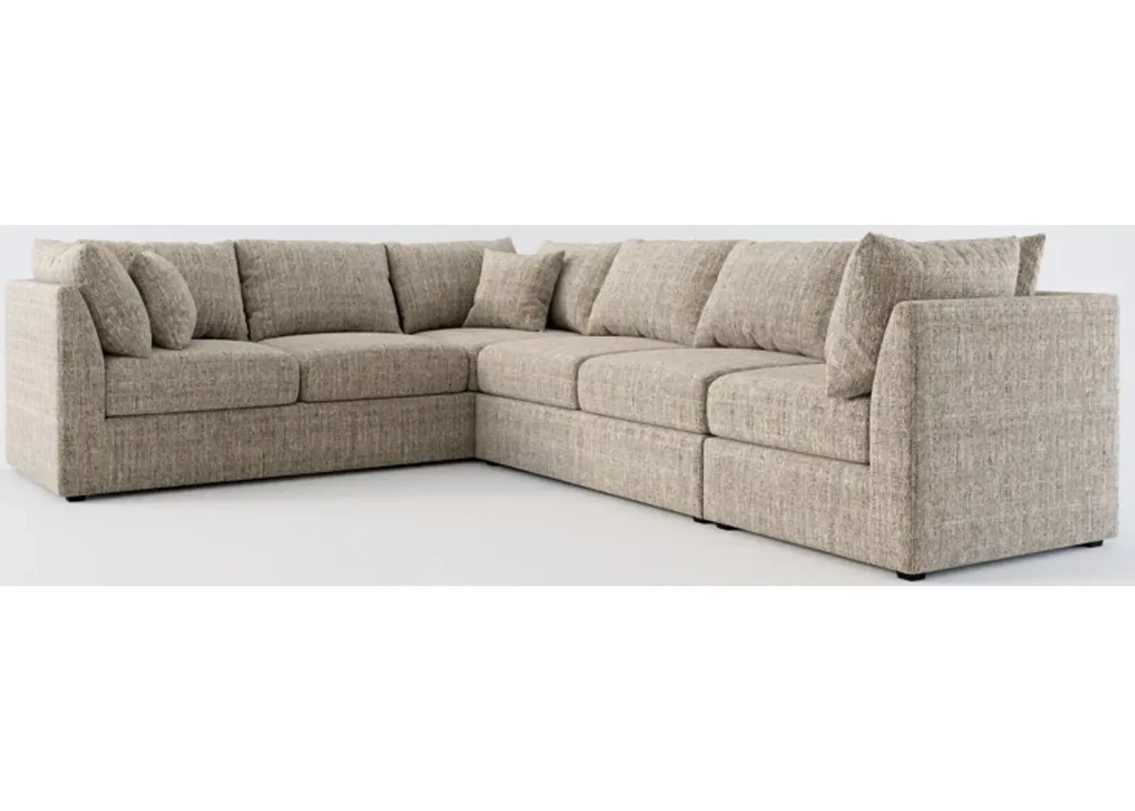 Nest Foam Comfort 3-Piece Large Sectional - Mason Flint